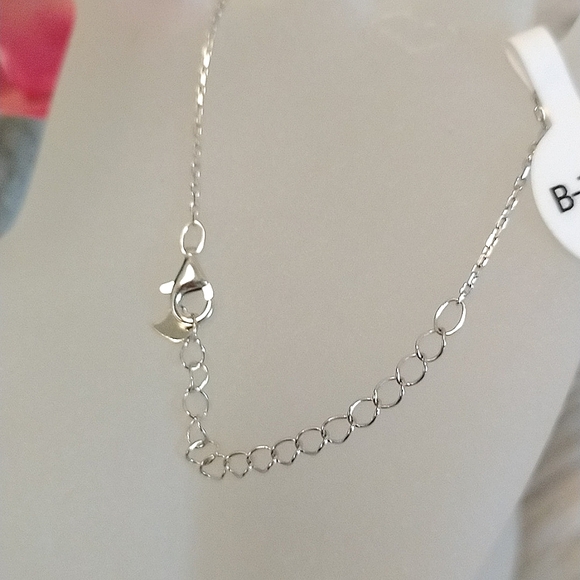 2/$30💕 BNWT Adjustable Sterling Silver Necklace - Picture 4 of 6